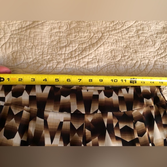 Sunny Leigh, Brown/Tan tones skirt, 6P - Picture 5 of 5